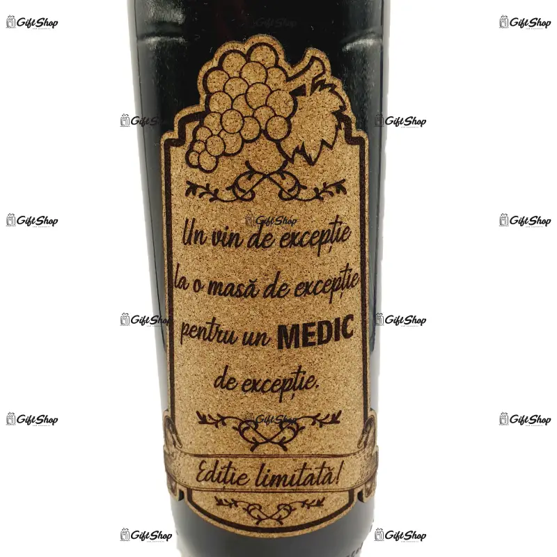 Un vin de exceptie la o masa de exceptie, editie limitata, vin rosu cabernet sauvignon, demisec, 750ml, 13.5% alcool